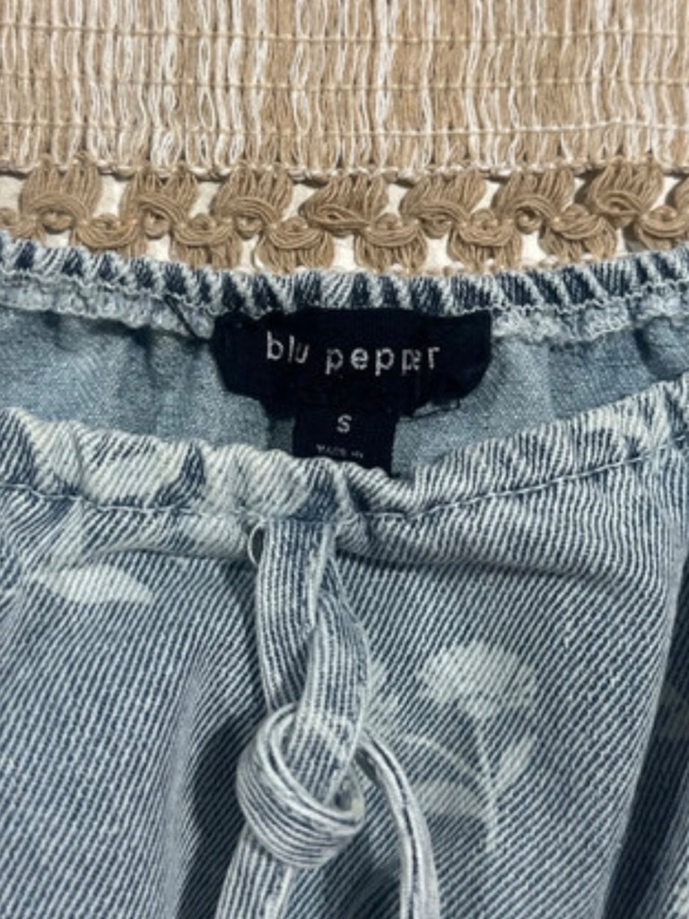 Denim Dress by Blu Pepper - Picture 3 of 3